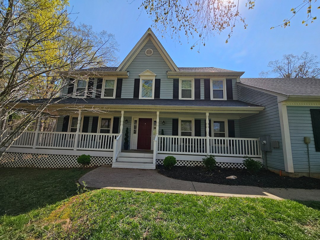 Another affordable House wash done in Spotsylvania VA